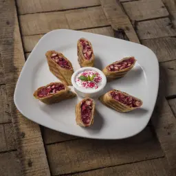 ساندويش دجاج مسخن